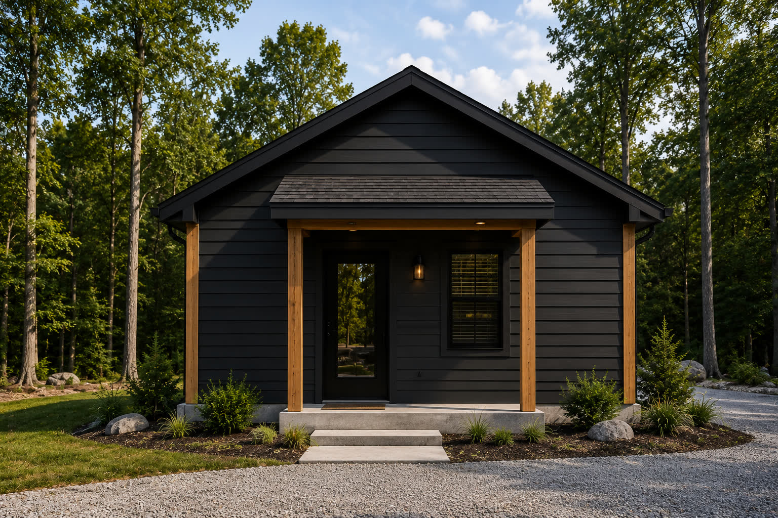 Color rendering of the front of Laurel
